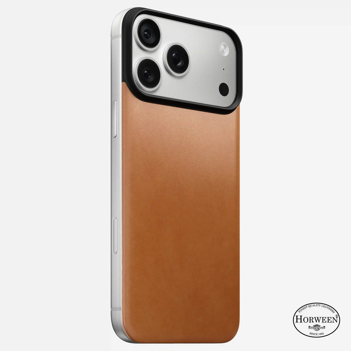 Magnetic Leather Back - iPhone 18 Pro Max | Saddle | Horween | MagSafe
