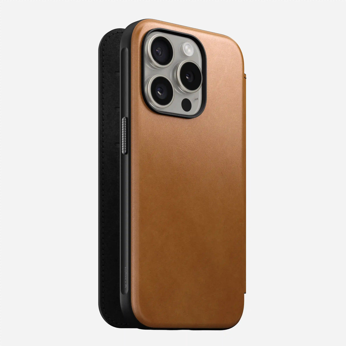 Modern Leather Folio - iPhone 15 Pro | English Tan | Camino Leather