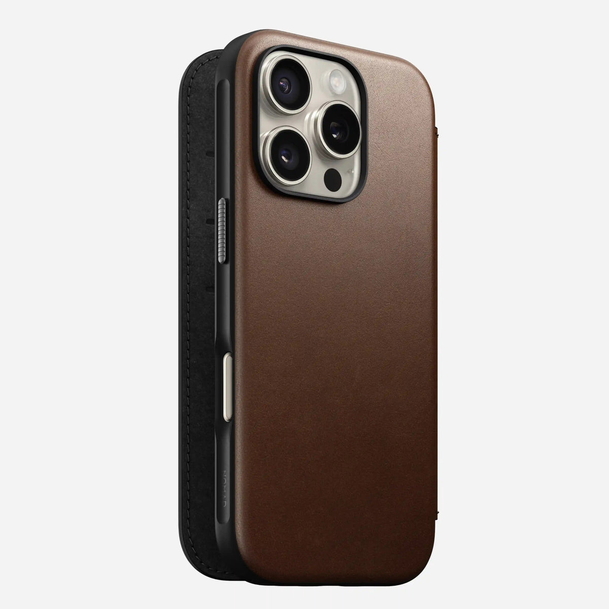Modern Leather Folio - iPhone 16 Pro | Brown | Camino Leather