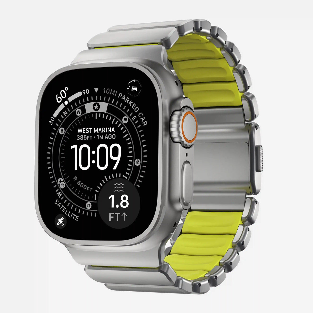 Stratos Band - 49mm | Natural Titanium | Volt FKM