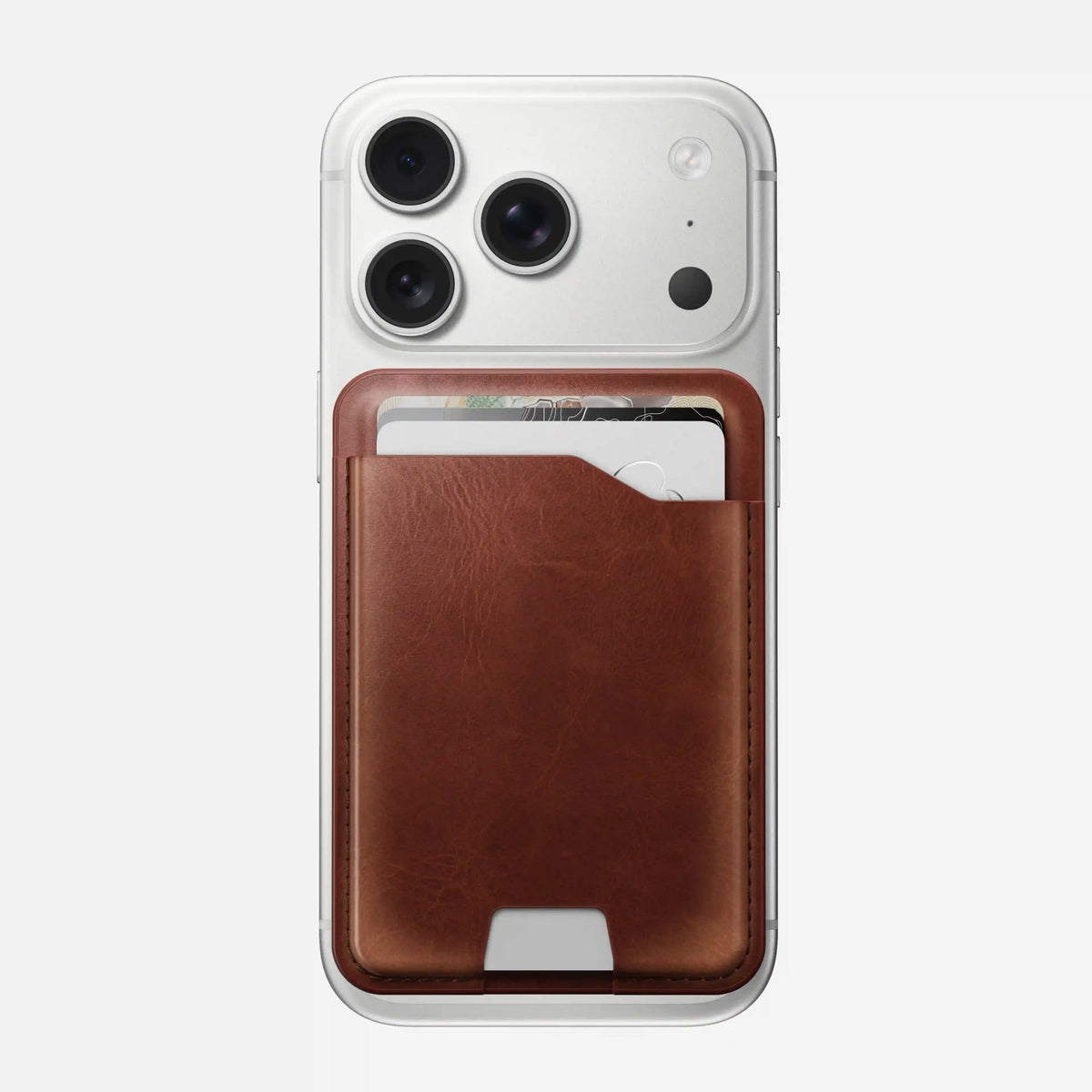 Leather Mag Wallet with Find My Tracking | Olde Dublin | Horween