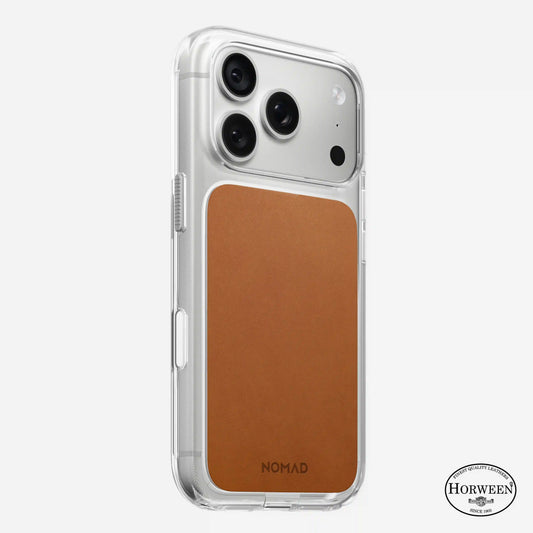 Clear Leather Case - iPhone 18 Pro | Saddle | Horween