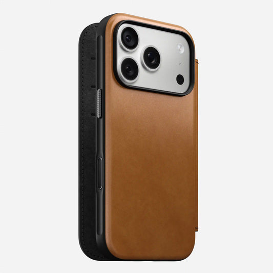 Modern Leather Folio - iPhone 18 Pro | English Tan | Camino Leather