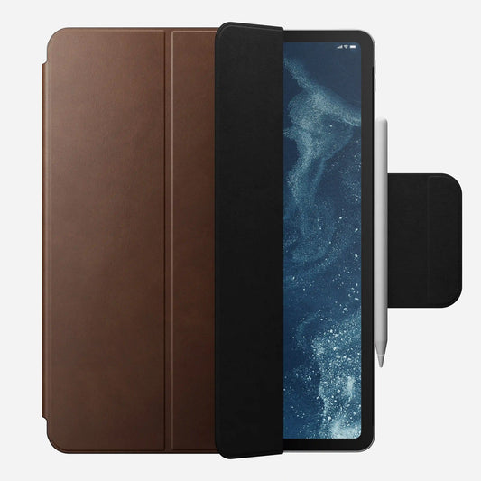 Leather Folio - M3 iPad Air 13 | M2 iPad Pro 12.9 | Brown | Camino Leather | Apple Pencil