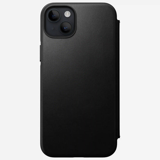 Modern Leather Folio - iPhone 14 Plus | Black | Camino Leather