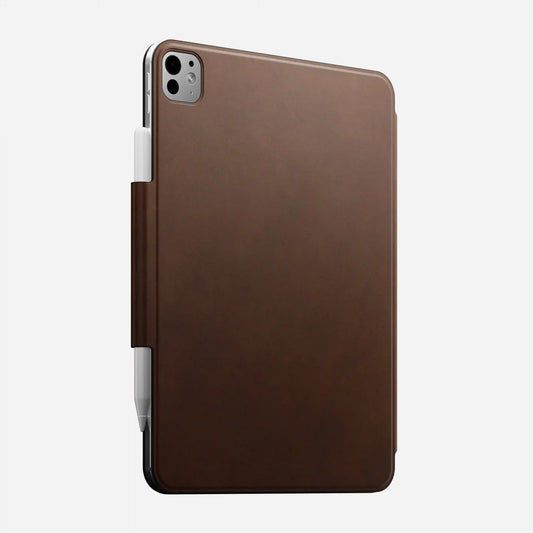 Leather Folio - M4 & M5 iPad 11 inch | Brown | Camino Leather | Apple Pencil