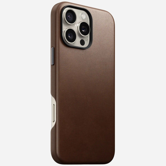Traditional Leather Case - iPhone 16 Pro Max | Brown | Camino Leather