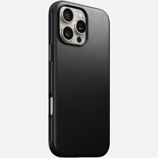 Modern Leather Case - iPhone 16 Pro Max | Black | Camino Leather