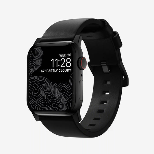 Modern Band - 41mm/42mm | Black Hardware | Black | Camino Leather