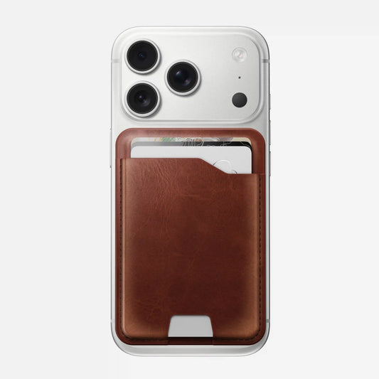 Leather Mag Wallet with Find My Tracking | Olde Dublin | Horween