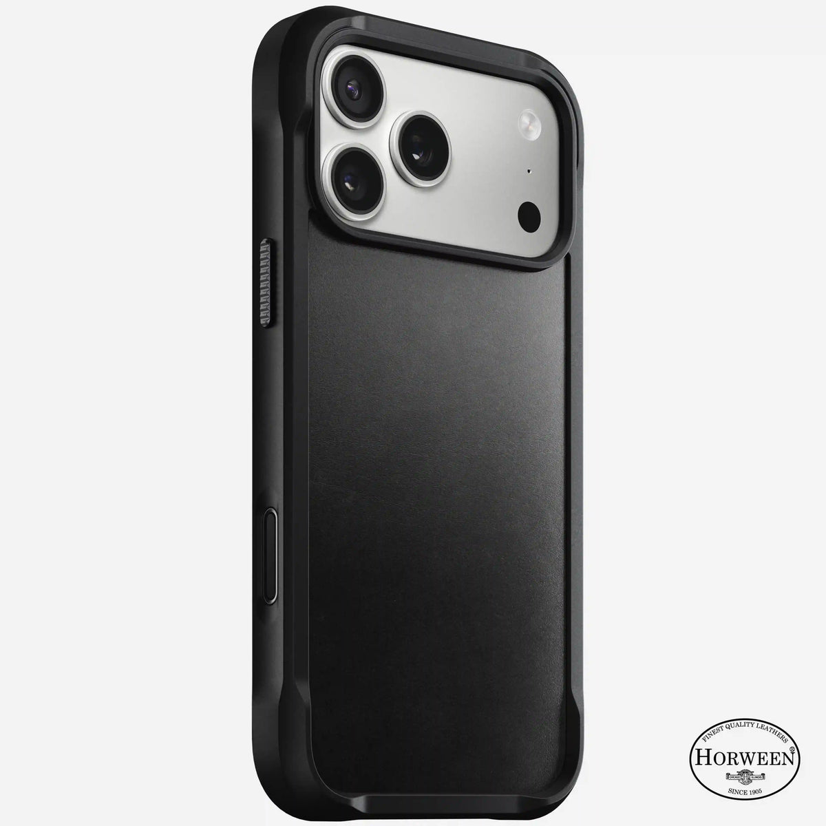 Rugged Leather Case - iPhone 17 Pro Max | Black | Horween