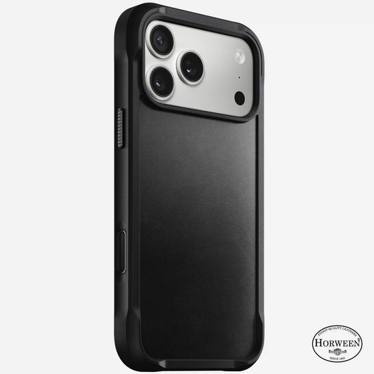 Rugged Leather Case - iPhone 17 Pro Max | Black | Horween