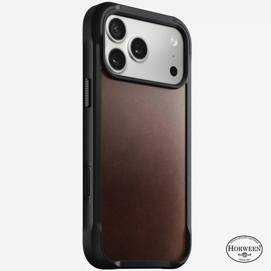 Rugged Leather Case - iPhone 17 Pro Max | Rustic Brown | Horween