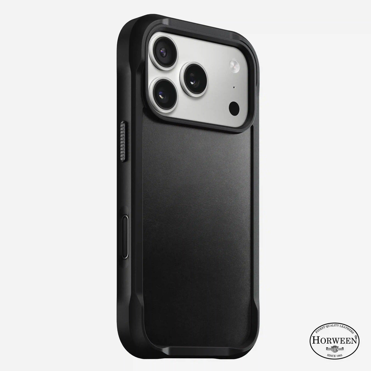 Rugged Leather Case - iPhone 17 Pro | Black | Horween