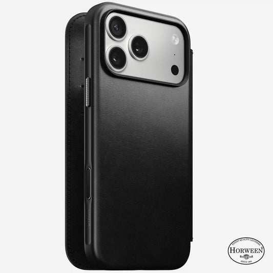 Modern Leather Folio - iPhone 17 Pro Max | Black | Horween