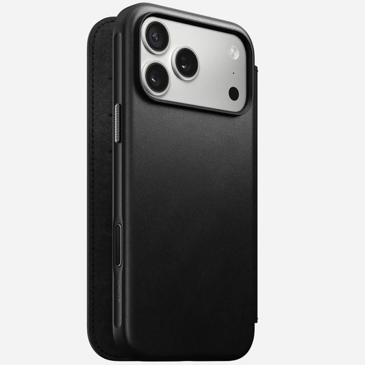 Modern Leather Folio - iPhone 17 Pro Max | Black | Camino Leather