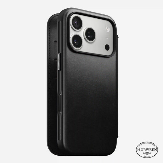 Modern Leather Folio - iPhone 17 Pro | Black | Horween
