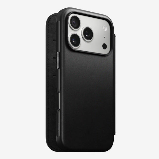 Modern Leather Folio - iPhone 17 Pro | Black | Camino Leather