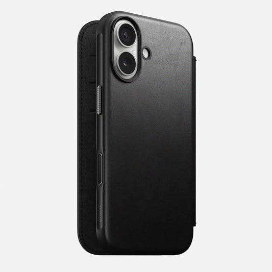 Modern Leather Folio - iPhone 17 | Black | Camino Leather