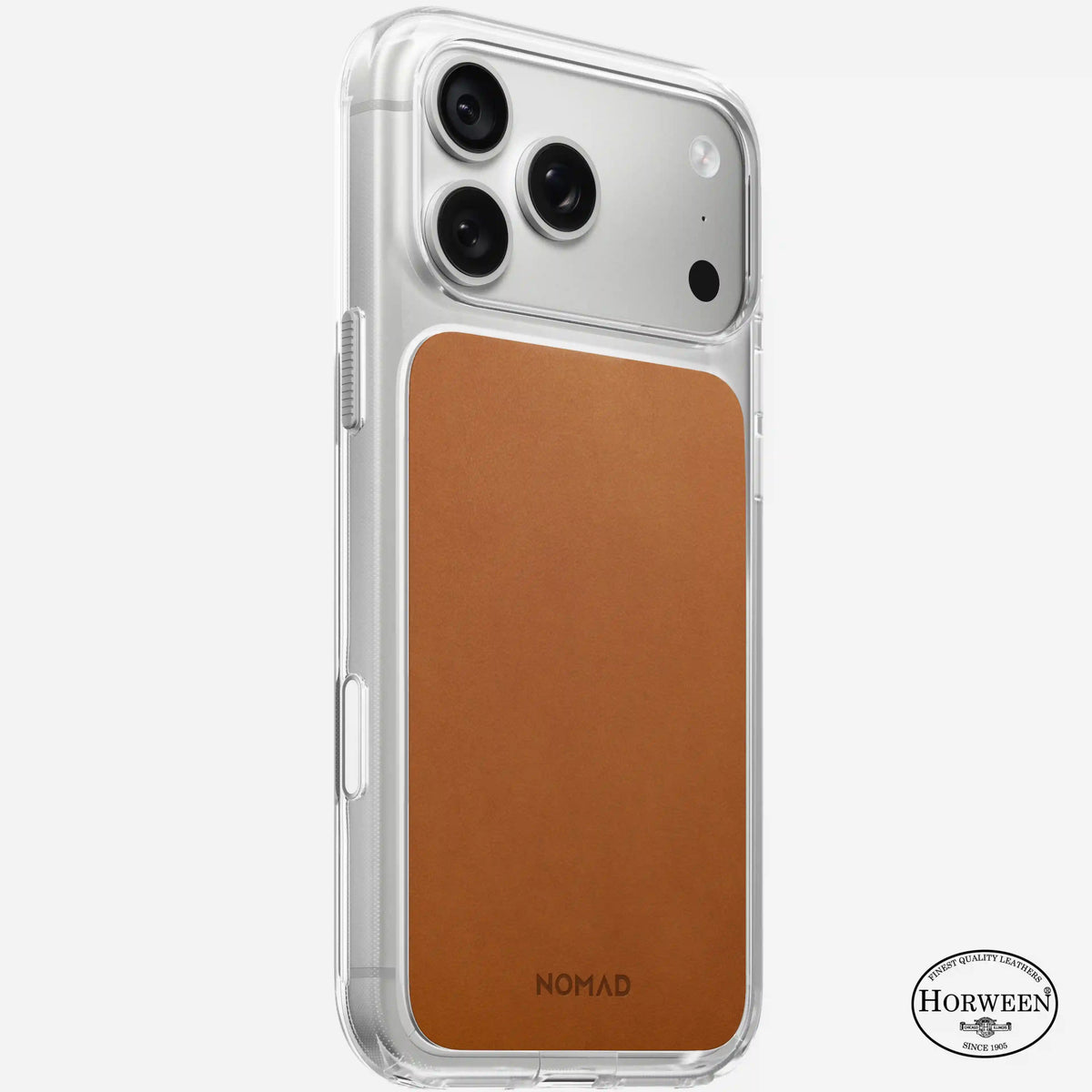 Clear Leather Case - iPhone 18 Pro Max | Saddle | Horween