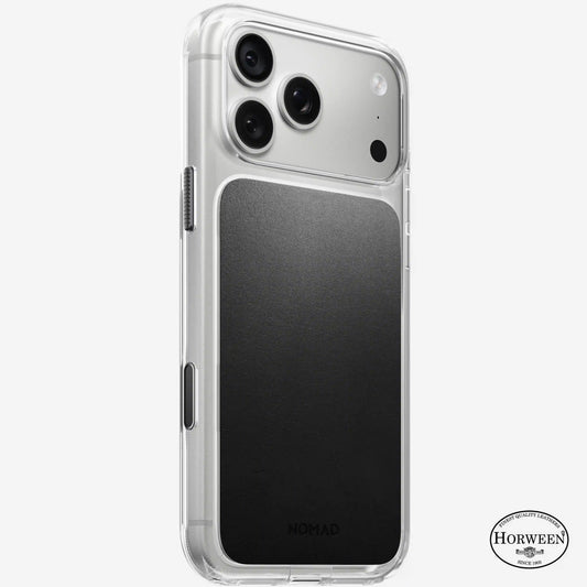 Clear Leather Case - iPhone 18 Pro Max | Black | Horween