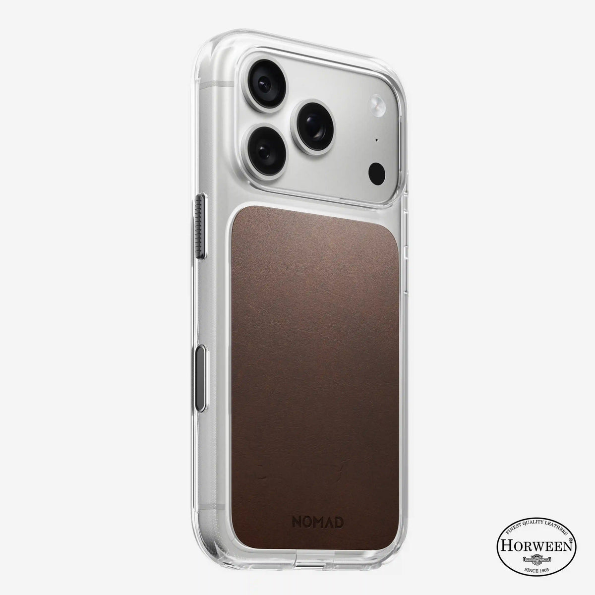 Clear Leather Case - iPhone 18 Pro | Rustic Brown | Horween