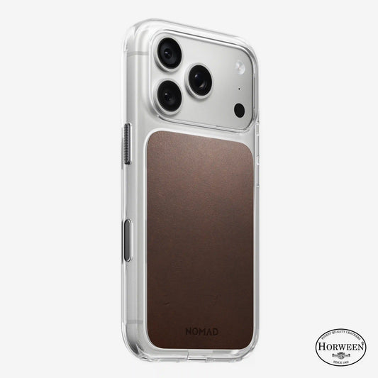 Clear Leather Case - iPhone 18 Pro | Rustic Brown | Horween