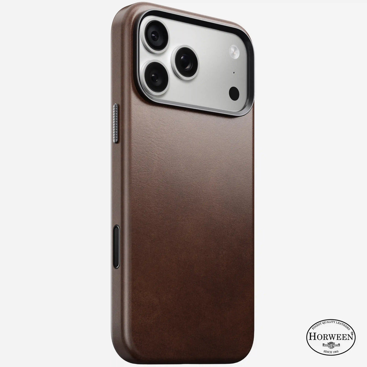 Traditional Leather Case - iPhone 18 Pro Max | Rustic Brown | Horween