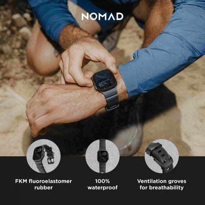Rocky Point Band - 46mm/49mm | Storm | Natural Hardware