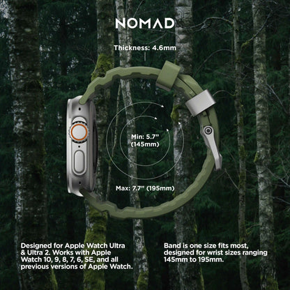 Rocky Point Band - 46mm/49mm | Storm | Natural Hardware