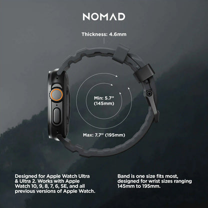 Rocky Point Band - 46mm/49mm | Storm | Natural Hardware