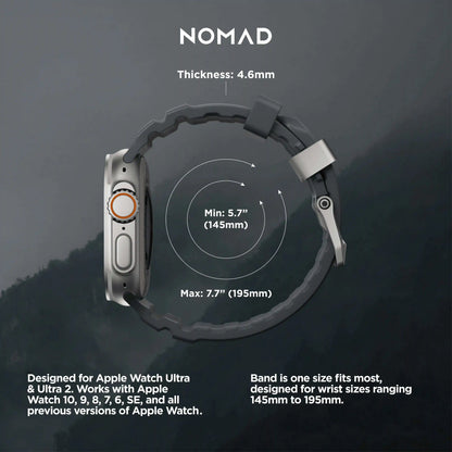 Rocky Point Band - 46mm/49mm | Storm | Natural Hardware